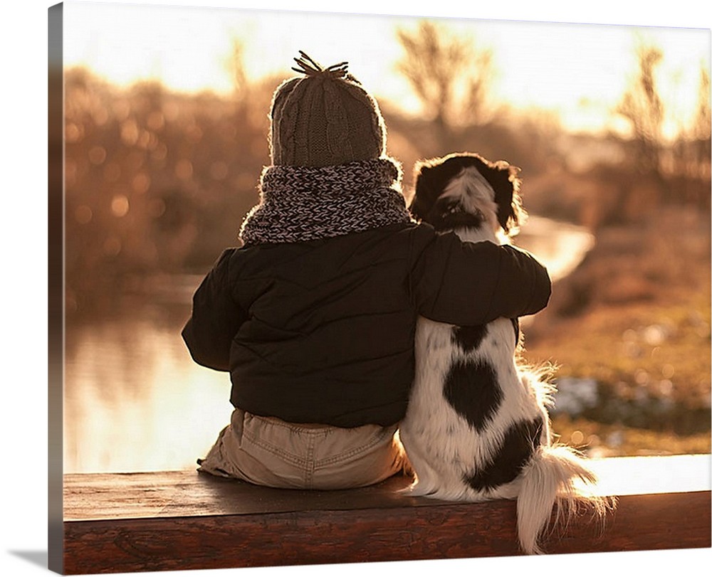 render of a canvas print