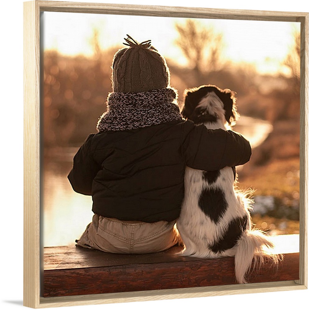 render of a floating-frame canvas